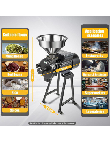 Molino de Granos Eléctrico DDYOOK FA-781 1500W Ajustable