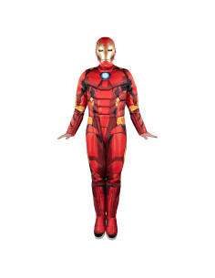 Disfraz Iron Man Adulto Jazwares - Mono Acolchado y Máscara 3D