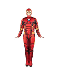 Disfraz Iron Man Adulto Jazwares - Mono Acolchado y Máscara 3D 2