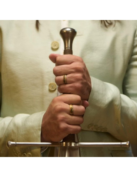 Anillo de Silicona Enso Rings - El Señor de los Anillos - Hoja de la Comarca - Talla 9