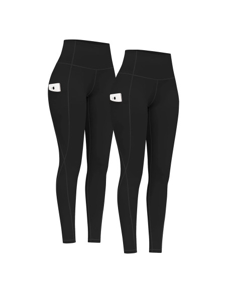 Leggings de Yoga PHISOCKAT 2024 Cintura Alta con Bolsillos