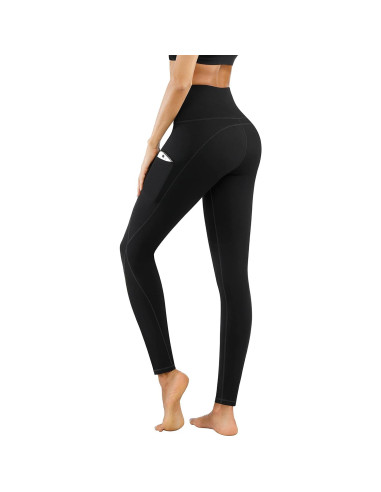 Leggings de Yoga PHISOCKAT 2024 Cintura Alta con Bolsillos