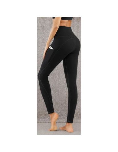 Leggings de Yoga PHISOCKAT 2024 Cintura Alta con Bolsillos