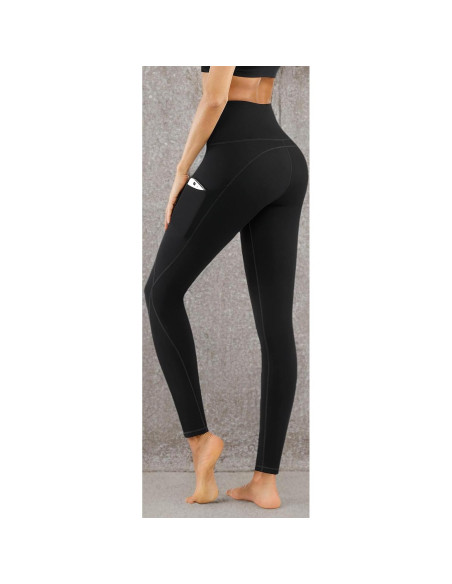 Leggings de Yoga PHISOCKAT 2024 Cintura Alta con Bolsillos
