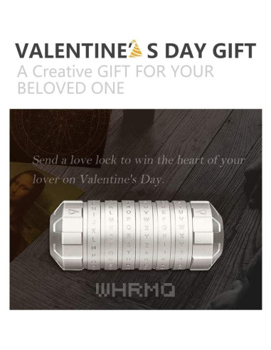 Cryptex Da Vinci Mini WHRMQ con Anillos y Collares