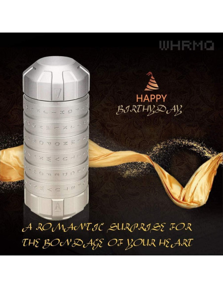 Cryptex Da Vinci Mini WHRMQ con Anillos y Collares