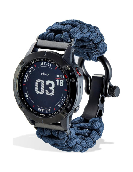 Banda de Reloj Paracord 20mm Savior Survival Gear - Unisex
