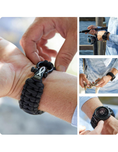 Banda de Reloj Paracord 20mm Savior Survival Gear - Unisex