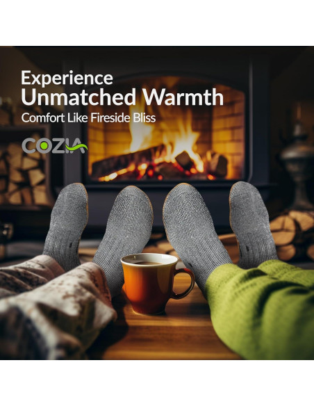 Calcetines de Invierno Cozia de Lana Merino Térmicos 3 Pares