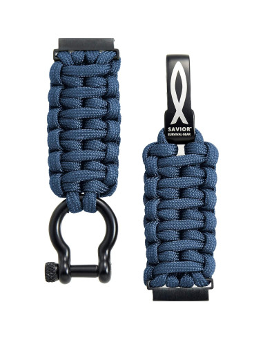 Banda de Reloj Paracord 20mm Savior Survival Gear - Unisex