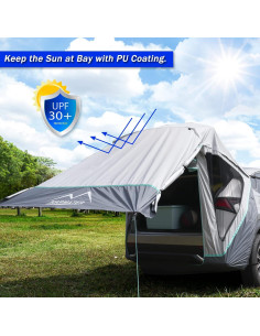 Carpa para Maletero SUV M KARMATER 1.83x1.83m Resistente 2