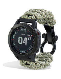 Banda de Reloj Paracord 20mm Savior Survival Gear - Unisex 2