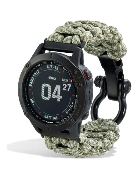 Banda de Reloj Paracord 20mm Savior Survival Gear - Unisex