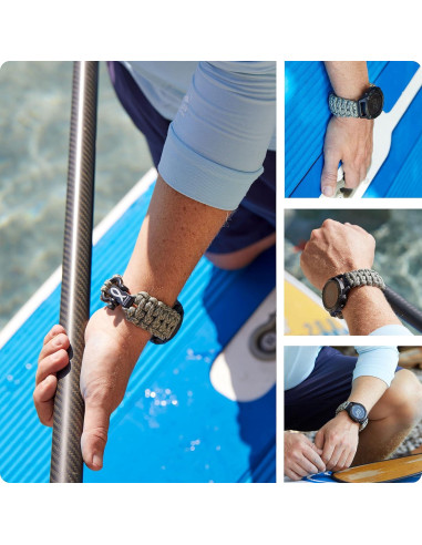 Banda de Reloj Paracord 20mm Savior Survival Gear - Unisex