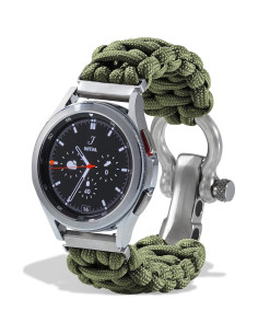 Banda de Reloj Paracord 20mm Savior Survival Gear - Verde 2