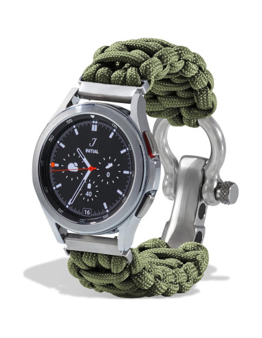 Banda de Reloj Paracord 20mm Savior Survival Gear - Verde