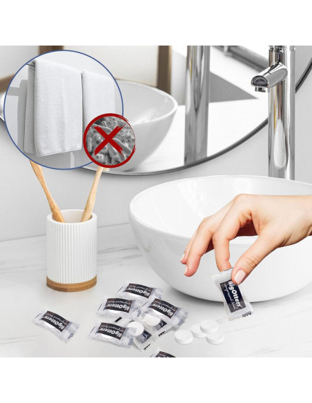 Toallas Comprimidas BigOtters 200PCS Algodón Viaje