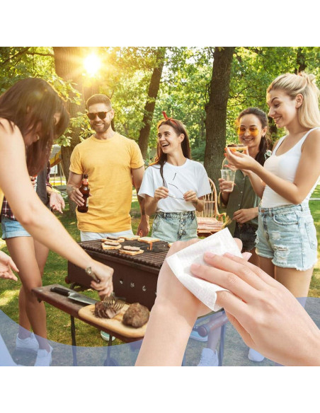 Toallas Comprimidas BigOtters 200PCS Algodón Viaje