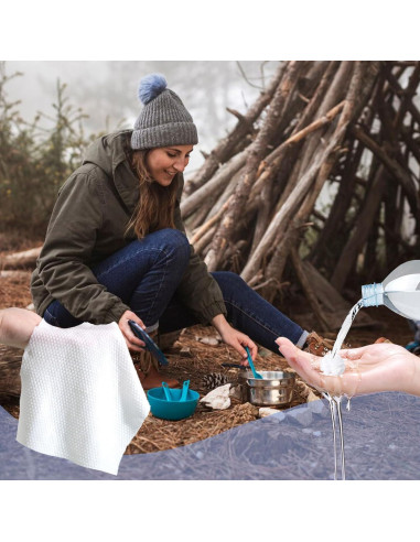 Toallas Comprimidas BigOtters 200PCS Algodón Viaje