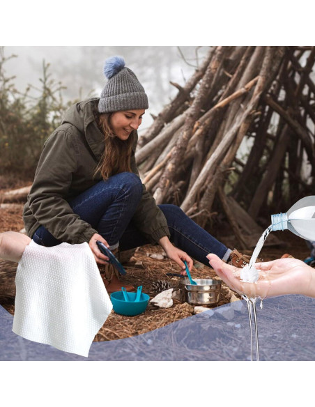 Toallas Comprimidas BigOtters 200PCS Algodón Viaje