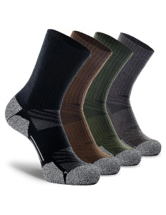 Calcetines de Senderismo CWVLC Elite Crew Acolchados 4 Pairs