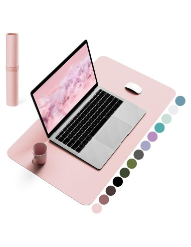 Alfombrilla de Escritorio Antideslizante YSAGi Rosa 60x35 cm
