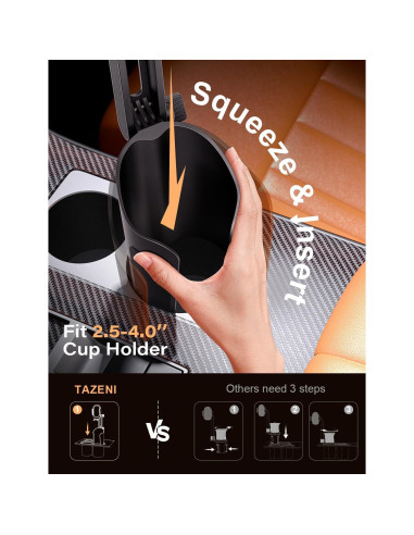 Soporte 2 en 1 para Teléfono y Taza TAZENI Ajustable