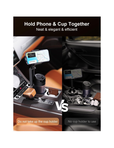 Soporte 2 en 1 para Teléfono y Taza TAZENI Ajustable
