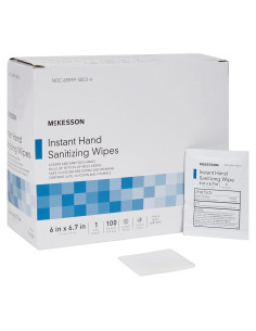Toallitas Desinfectantes McKesson 100 Unidades con Aloe y Vitamina E