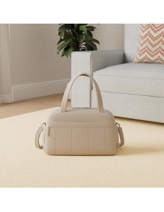 Bolsa de Gimnasio BAGSMART Mediana Camel Resistente al Agua 2