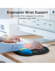 Alfombrilla de Ratón Ergonómica Senetem con Reposamuñecas 2