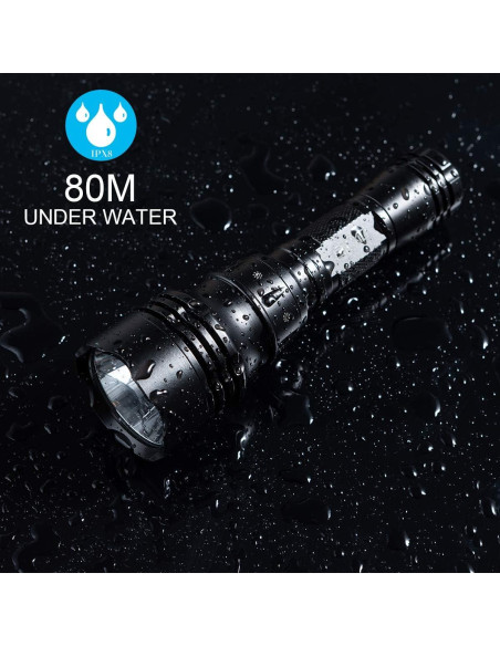 Linterna de Buceo Genwiss GN-T41 2000 Lúmenes Impermeable