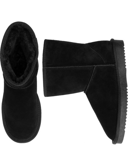 Botas de Nieve Cortas DREAM PAIRS para Mujeres Negro T. 5