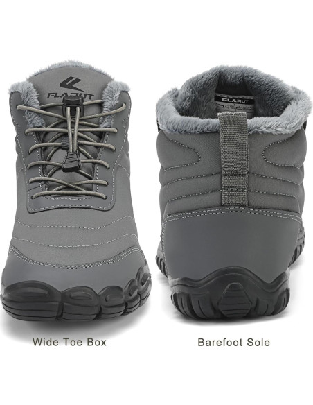 Botas de Nieve FLARUT Unisex Impermeables y Antideslizantes