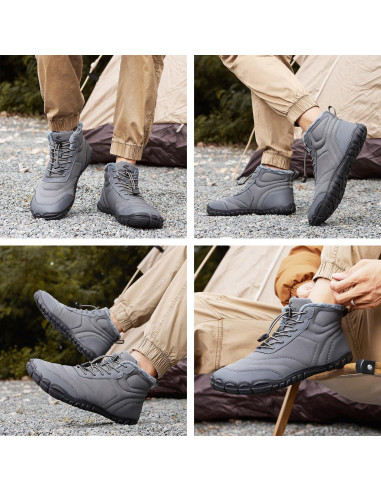 Botas de Nieve FLARUT Unisex Impermeables y Antideslizantes