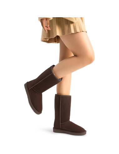 Botas de Nieve Altas Dream Pairs para Mujer - Cálidas y Cómodas