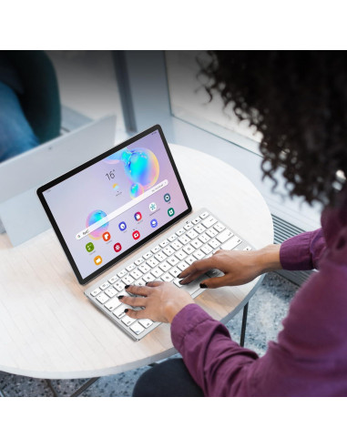 Teclado Bluetooth SPARIN para Samsung Galaxy Tab A9+ Gris