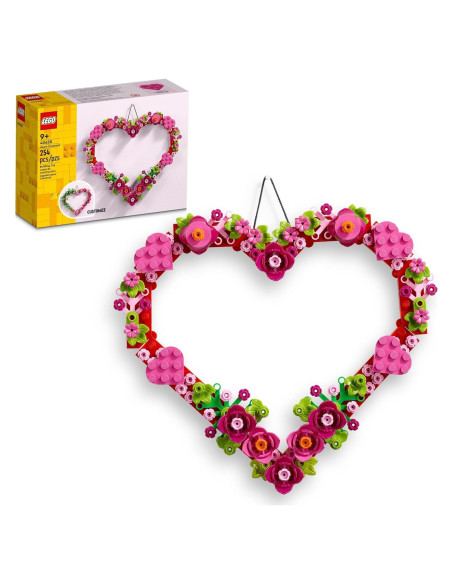 Adorno Corazón LEGO 40638 - Manualidades para Niños 9+
