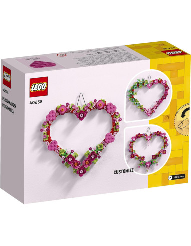Adorno Corazón LEGO 40638 - Manualidades para Niños 9+