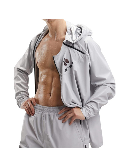 Chaleco de Sauna HOTSUIT 904pro para Hombres XXL Gris