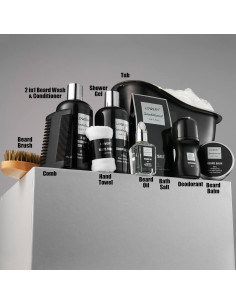 Kit de Cuidado de Barba Lovery 11 Piezas Sándalo 2