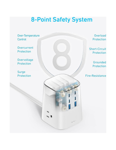 Estación de Carga Anker 100W 9-en-1 USB-C y USB-A
