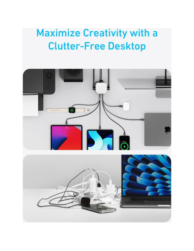 Estación de Carga Anker 100W 9-en-1 USB-C y USB-A