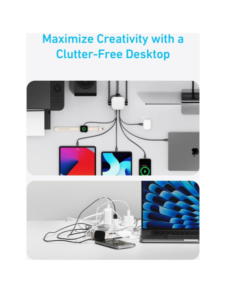 Estación de Carga Anker 100W 9-en-1 USB-C y USB-A