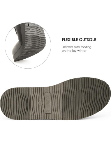 Botas de Nieve para Mujer DREAM PAIRS Altas Antideslizantes