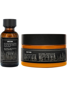 Kit Cuidado Barba Live Bearded - Aroma 1880 - 100% Natural 2
