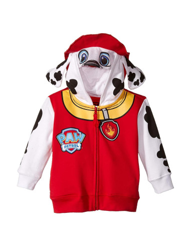 Disfraz Paw Patrol Marshall para niños con capucha roja