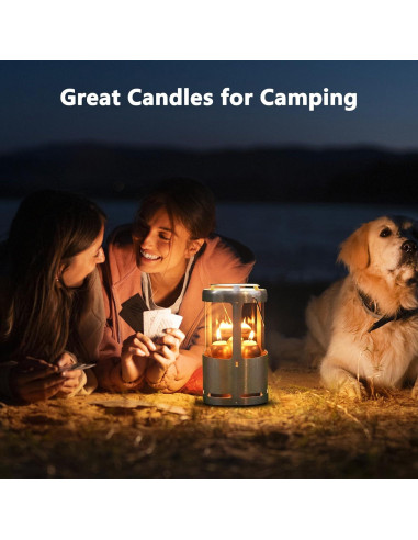 Velas de Cera de Abeja Natural NOMFIX 20 Piezas 15 Horas