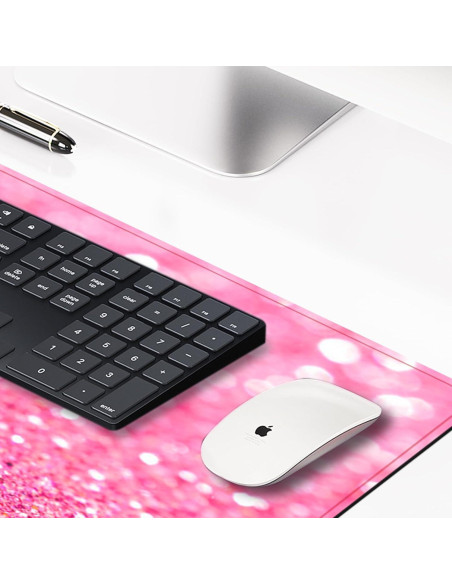 Alfombrilla de Ratón XXL Zokifab Rosa con Soporte Ergonómico