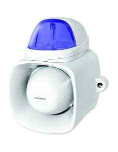 Sirena Seco-Larm SH-816S-SQ/B 120dB con Luz Estroboscópica 2